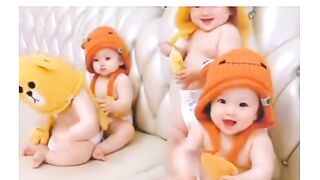 Baby naughty and cutiness