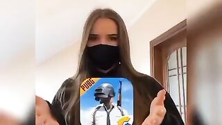 real emot girl pubg
