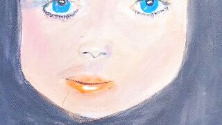 Painting sketch on canvas| acrylic art | colourful painting|