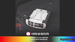 Amazon.com | 1500-Watt Car Charger, 4 Grounded AC Outlets, 2 Fast Charge USB Ports and Remote Controller (CPIALCDG1) Compatible - Automotive