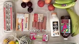 Grocery For The Week Tiktok lamllenel decor