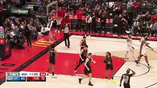 Svi Mykhailiuk just has the block of the year on a Mitchell Robinson dunk