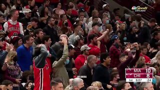 Alex Caruso destroys PJ Tucker with powerful and-1 dunk