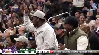 Giannis disrespected by entire Lakers after dares him shoots 3-pointer.