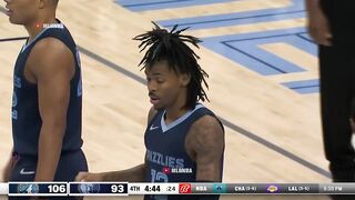 Ja Morant get dunked on by Jaden McDaniels