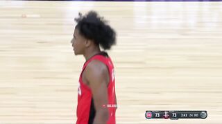 Jalen Green dunked near Cade Cunningham and got a tech for yelling in his direction