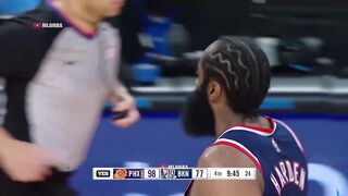 James Harden gets boo'd by Nets fans after his 7th turnover