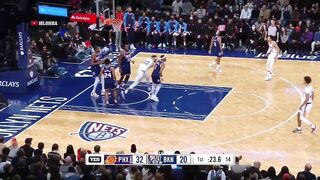JaVale McGee is out here toying with Brooklyn Nets