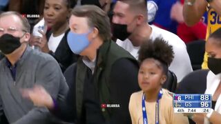 Juan Toscano-Anderson just sent Drummond to retire early with a monster dunk!.