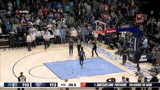 Karl-Anthony Towns sends the game to OT with an incredible long range bomb