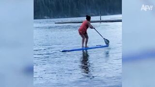 Lost Her Footing to the FAIL! 