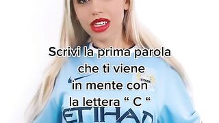 MASHA CAPSIZ ( SCRIVI LA PRIMA PAROLA CHE TI VIENE IN MENTE CON.....)