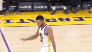 Aaron Gordon tried to stop Steph Curry and Draymond from high-fiving 