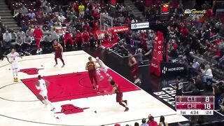 Alex Caruso first points in a Bulls uniform ft. Lonzo Ball