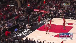 Alex Caruso getting MVP chants from the Bulls crowd after this play 