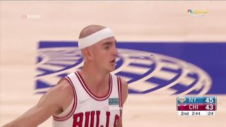 Alex Caruso's pass to Zach LaVine for the dunk was a beautifully executed play