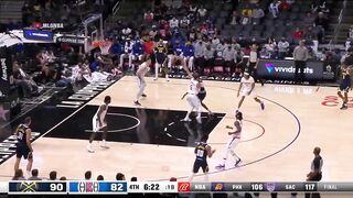 Bol Bol coast to coast with the one handed finish!