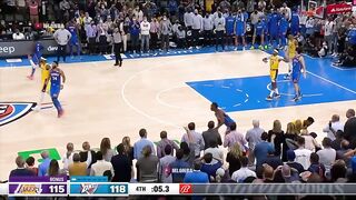 Carmelo Anthony steals the ball and shoots the 3 for the tie 
