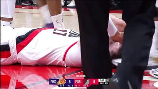 Devin Booker almost gave Jusuf Nurkic a concussion   Suns vs Blazers