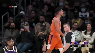 Devin Booker trolls Westbrook and the Lakers with the “rock a baby” celebration