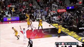 Donovan Mitchell air dribbling behind Jordan Clarkson is incredible 