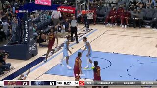 Ja Morant with a massive alley-oop slam finish!