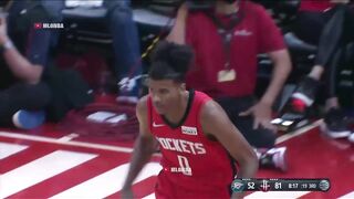 Jalen Green almost commits murder on the dunk attempt 
