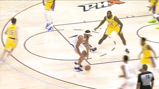 JaVale McGee nutmegs DeAndre Jordan for the assist 