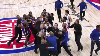 LeBron James has been ejected after this flagrant 2 foul