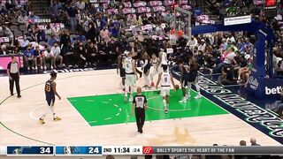 Luka Doncic fails when trying to get up 