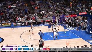 Luka Doncic just dropping one in from the logo like it’s practice 