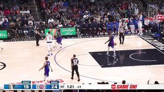 Luka Doncic talks trash to Terance Mann and gets a tech 