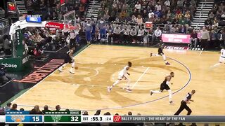Nerlens Noel just threw a nasty dunk on Giannis 