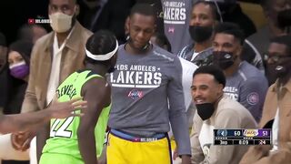 Pat Beverley talking sh t to Rajon Rondo 