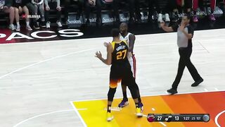 Rudy Gobert tryna start another fight with Dewayne Dedmon 