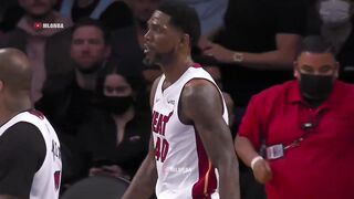 Russell Westbrook blocked 41-year-old Udonis Haslem 
