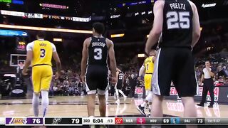 Russell Westbrook didn't get called for a foul after clearly ripping Johnson's arm 