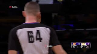 Russell Westbrook scores on Devin Booker and rocks the baby 
