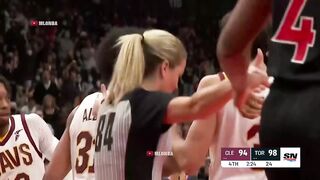 Scottie Barnes literally flipped Jarrett Allen like it was MMA 