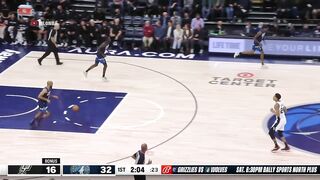 Spurs can’t score on the Timberwolves so they’re dunking on the ball boy 