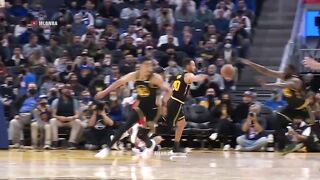 Steph Curry hosts a block party against the Pelicans
