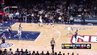 Steph Curry trying to put James Harden on jail, locking him up 