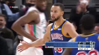 Steph Curry was 0-9 FG, shot this from deep and didn’t watch the ball go in 