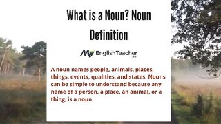 Definition of noun☺