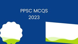 PPSC MCQS