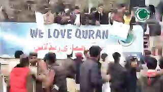 توھین قرآن پاک کی وجہ سے احتجاجی مظاہرہ Quran