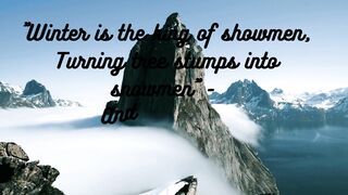 winter snow quotes