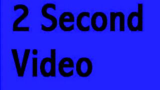 2 Seconds Video , but its as a 1 second! how?