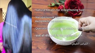 Natural Keratin Formula to Straighten Frizzy HAIR