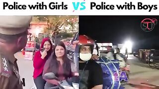 Boys Vs Girls Police waln ke kam dekho????
